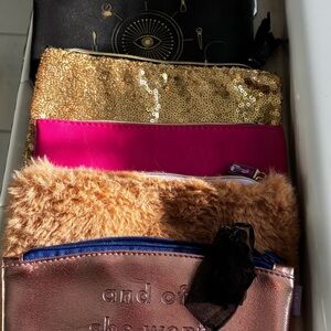 IPSY  variety make up bags. Lot of 6